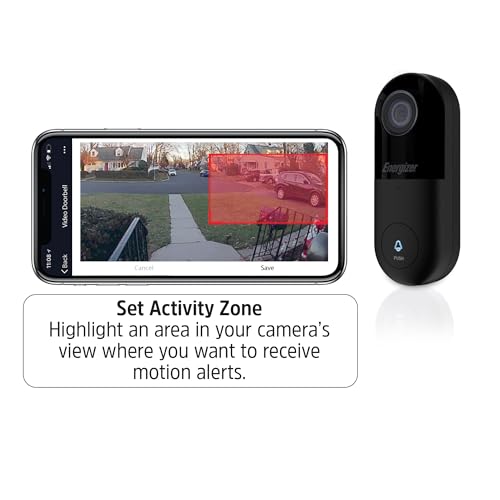 Wired 2K Video Doorbell Security Camera with Night Vision A459972