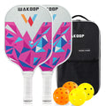 Graphite Pickleball Paddle Set with 4 Balls and Cover Bag M21342