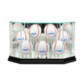 Black Wood Octagon Baseball Display Case Y459