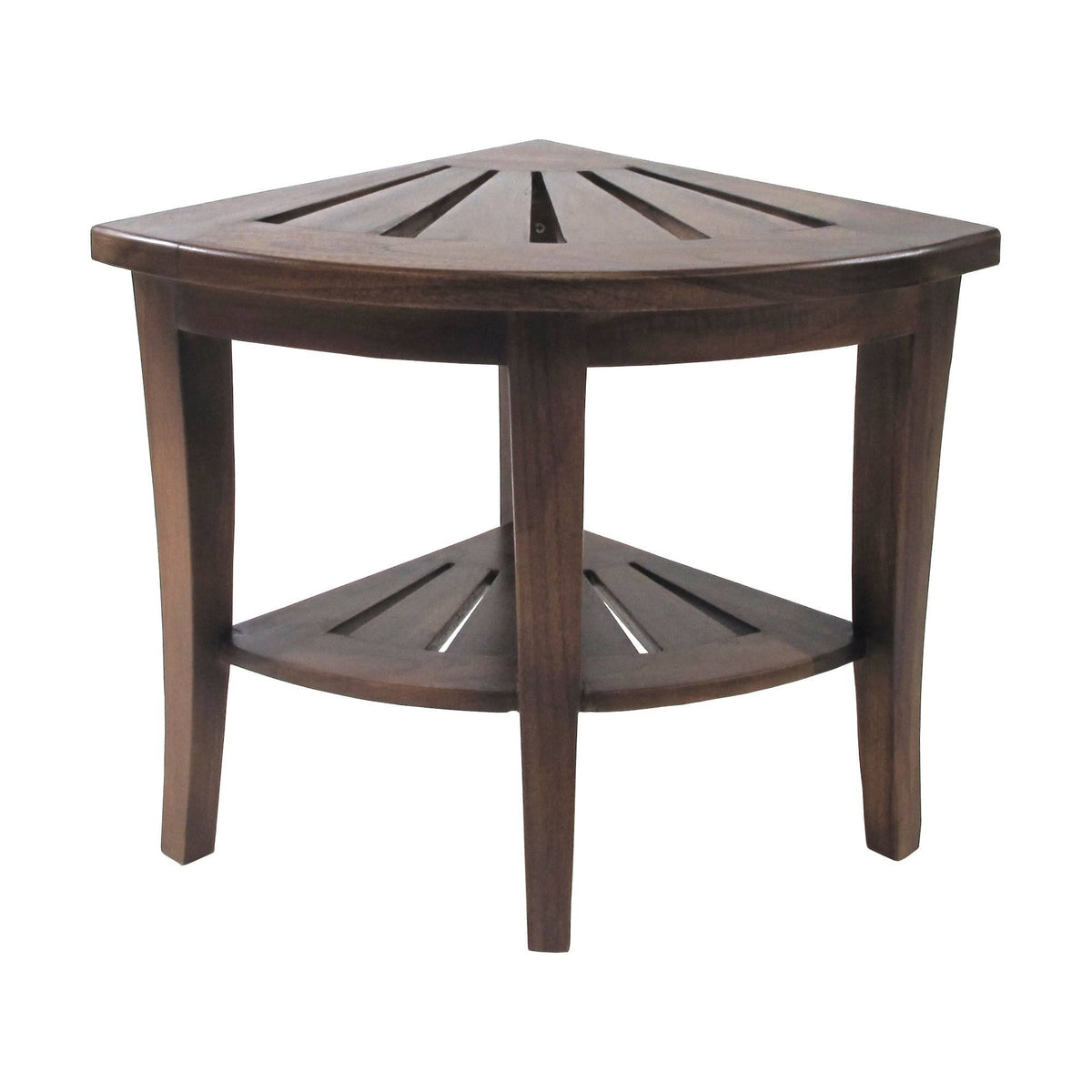Teak Corner Shower Bench, Brown X833