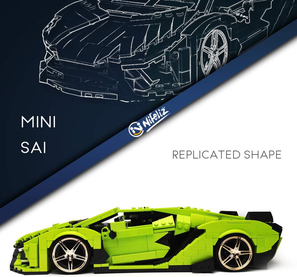 1:14 Scale Sports Car Building Blocks Model (1133 Pcs) P7193