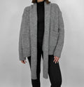 Chunky Knit Scarf Cardigan W190648
