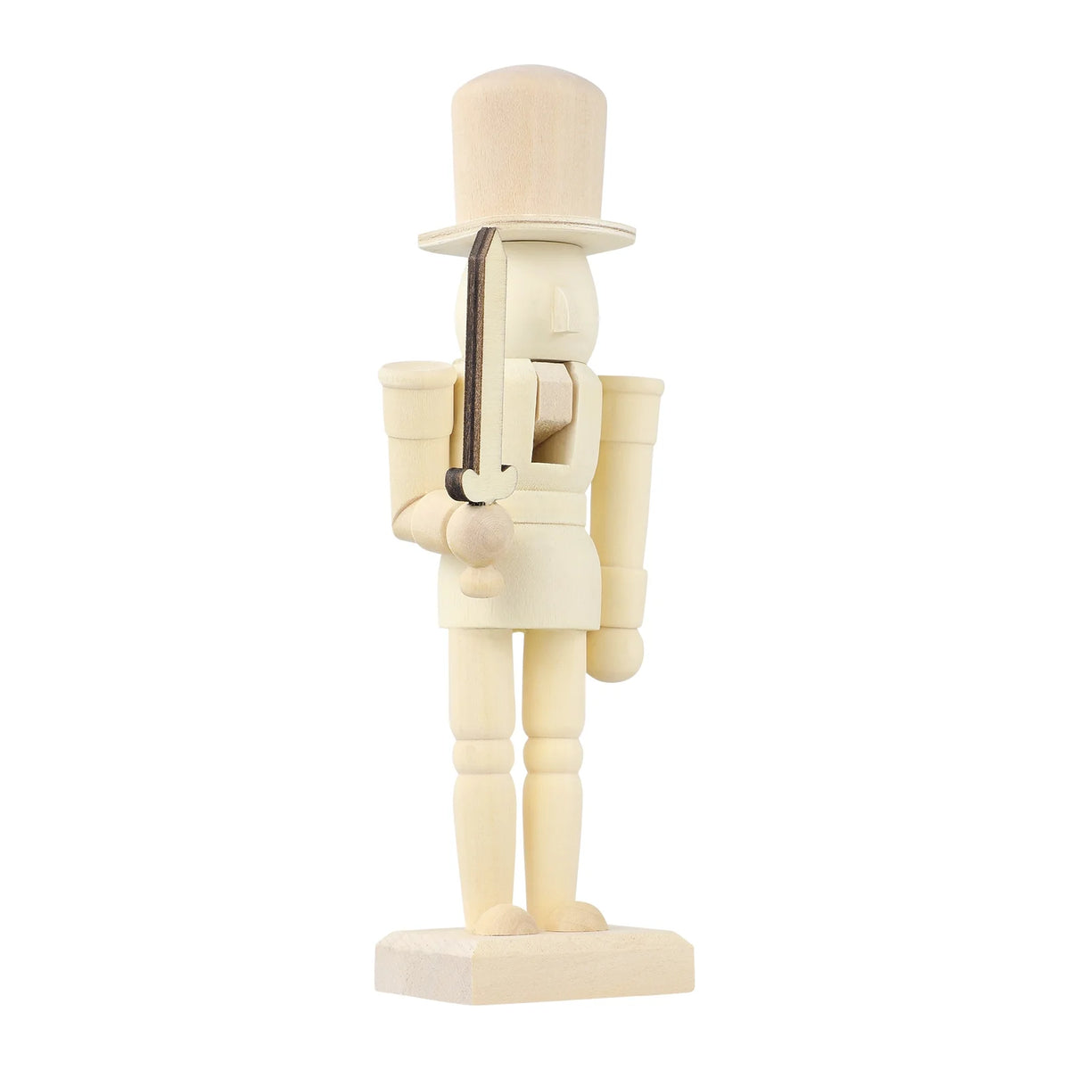Unfinished Wooden Nutcracker Doll H130
