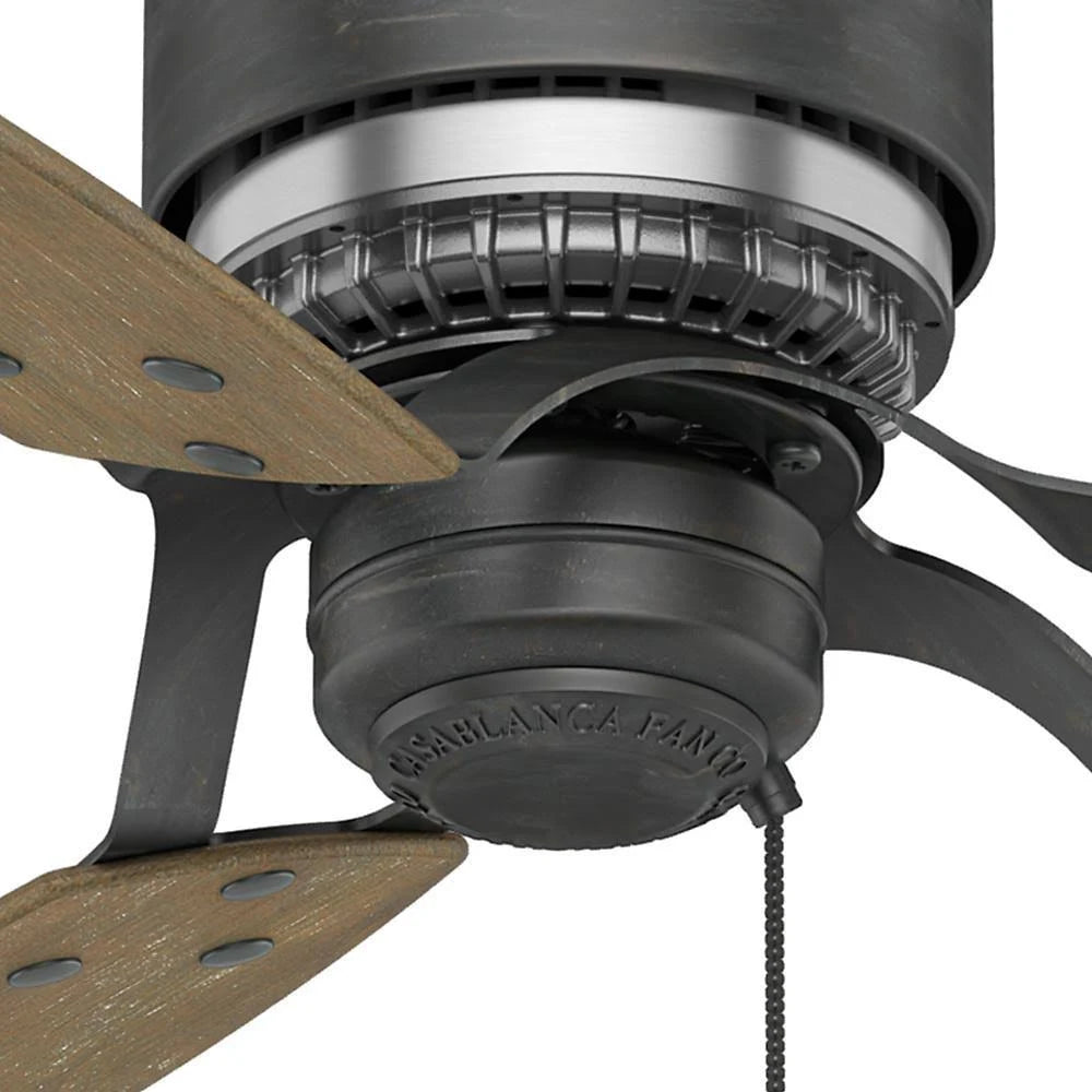 Aged Steel Ceiling Fan J26537