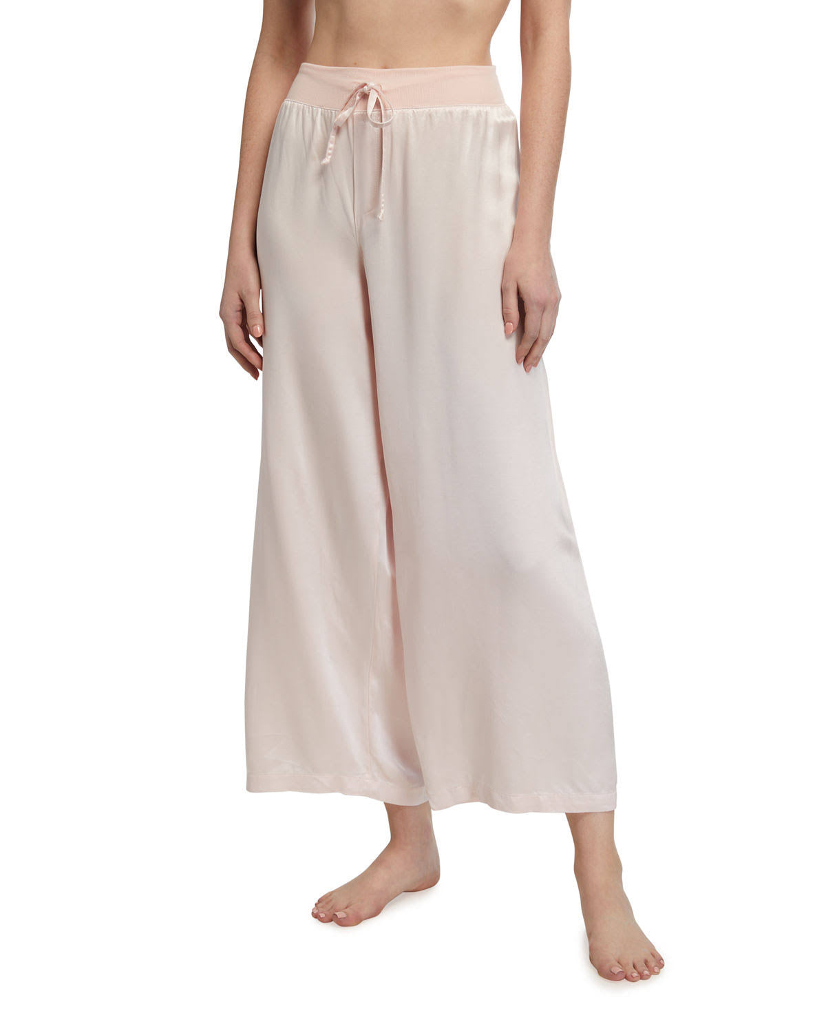 Satin Capri - Blush - Xs T808