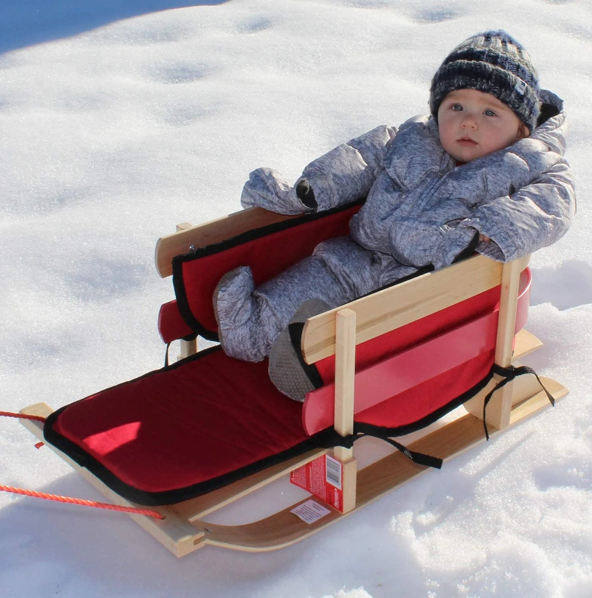 Red Pad for Baby Pull Sleigh Sled Cushion Z97168