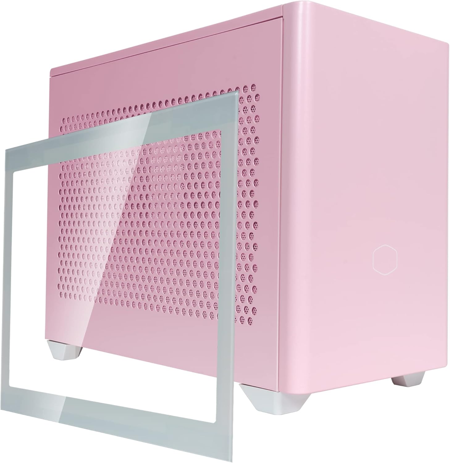 White SFF Mini-ITX Case with Tempered Glass Panel Option R917792