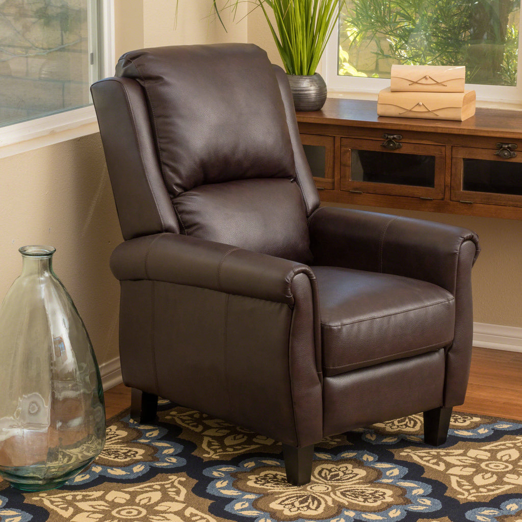 PU Leather Recliner Club Chair O9566