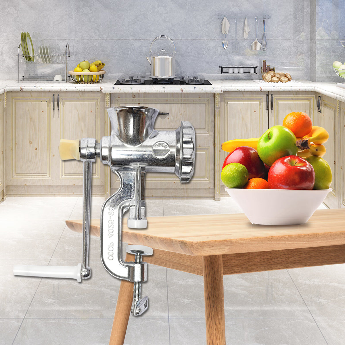 Manual Wheatgrass Juicer Aluminum Meat Grinder M5456