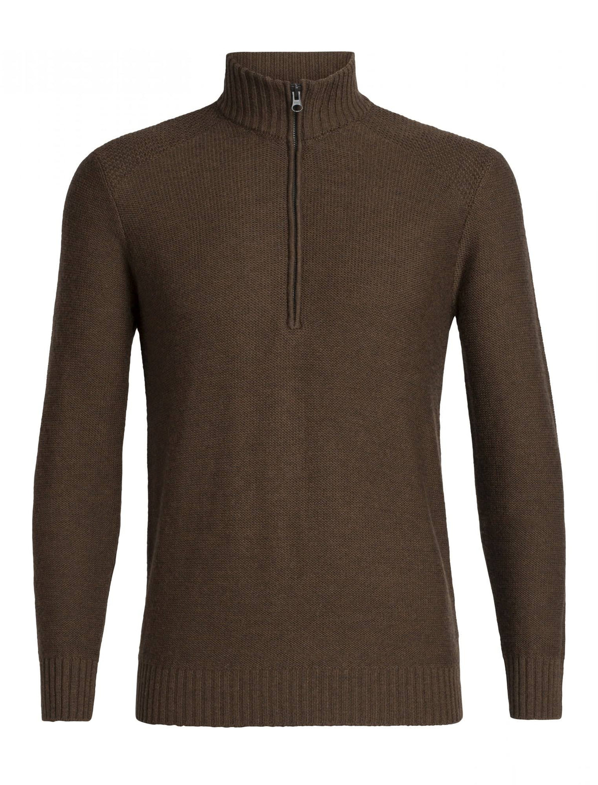 Bronze Heather Half Zip Sweater Z98570