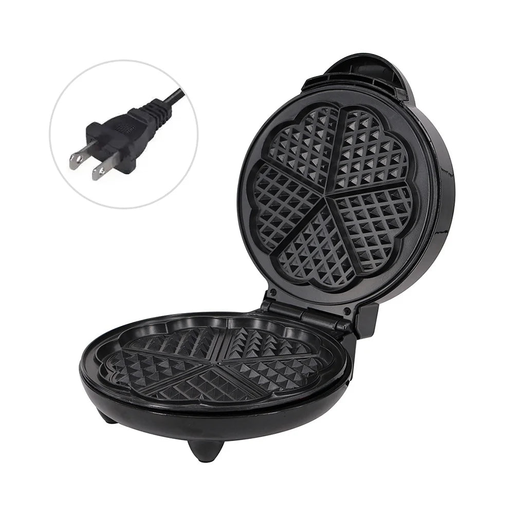 1000W Heart-Shaped Waffle Maker X43822