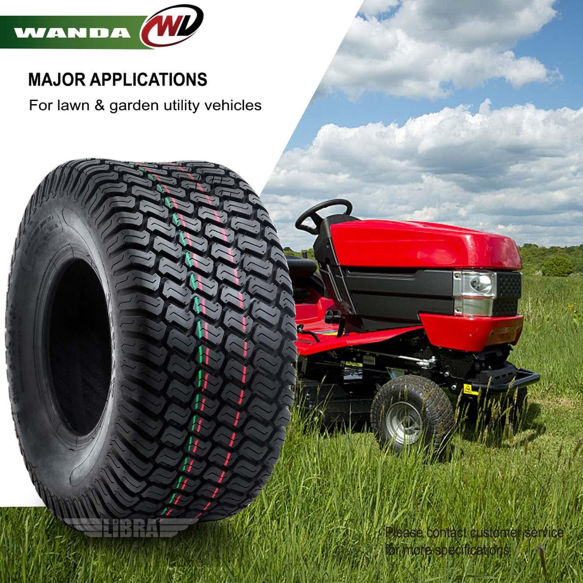 16x6.50-8 Turf Tires Pack of 2 X75727