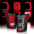 Full LED C-Type Light Bar Smoke Taillights Assembly Pair U81363