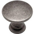 Weathered Nickel Cabinet Hardware Round Knob 25 Pack V956391