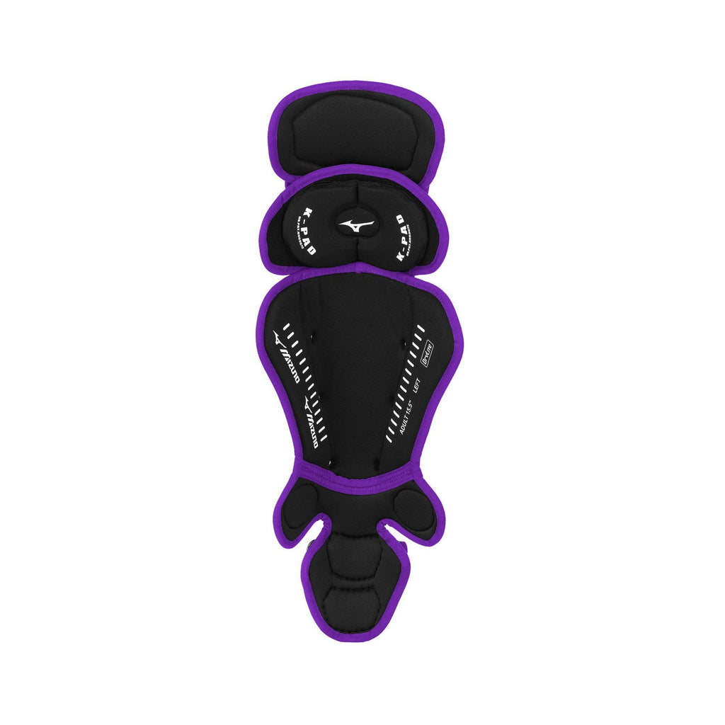 Black/Purple Baseball Shin Guards A8418