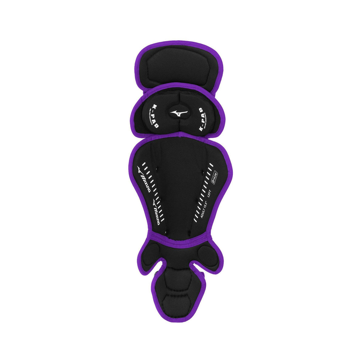 Black/Purple Baseball Shin Guards A8418