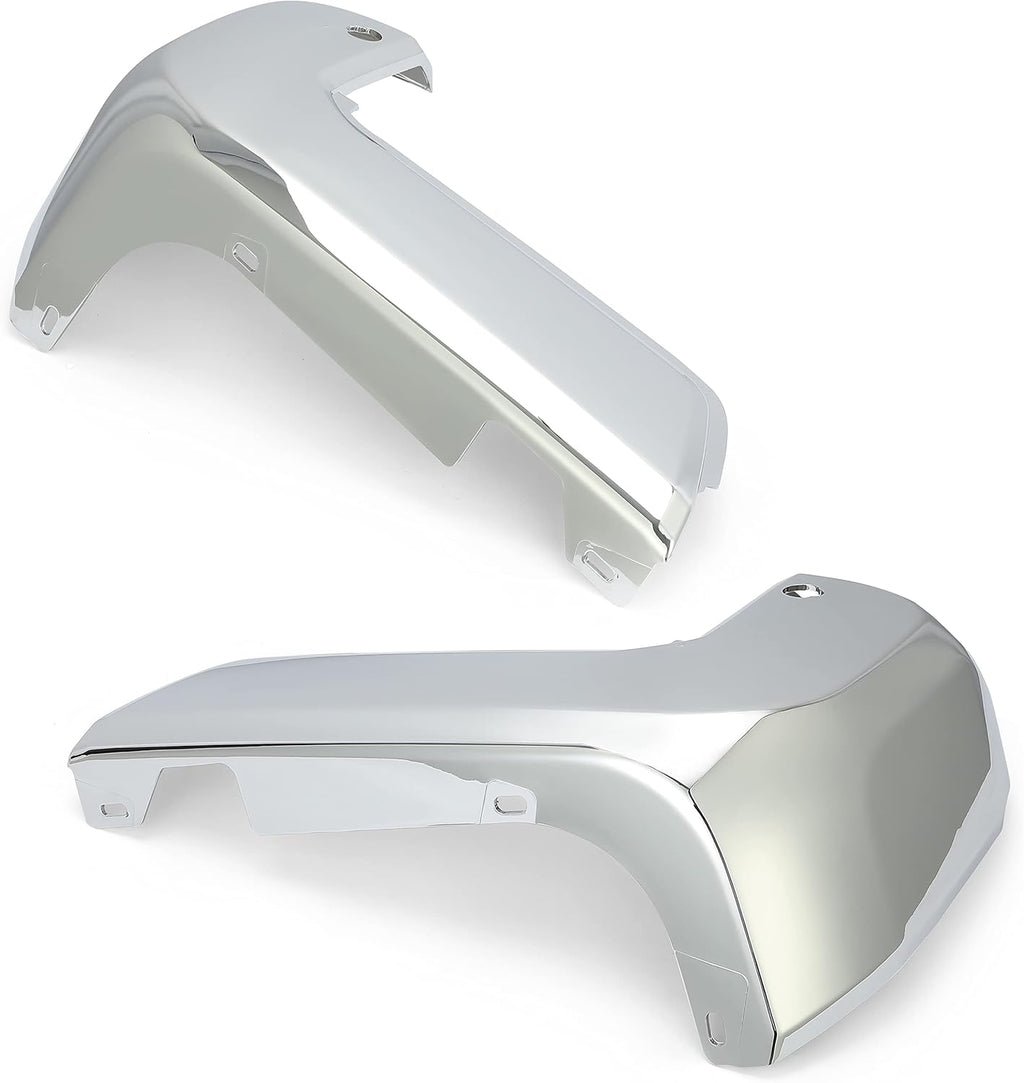 Chrome Rear Bumper End Cap with Sensor Hole Pair for Toyota Tacoma F2988