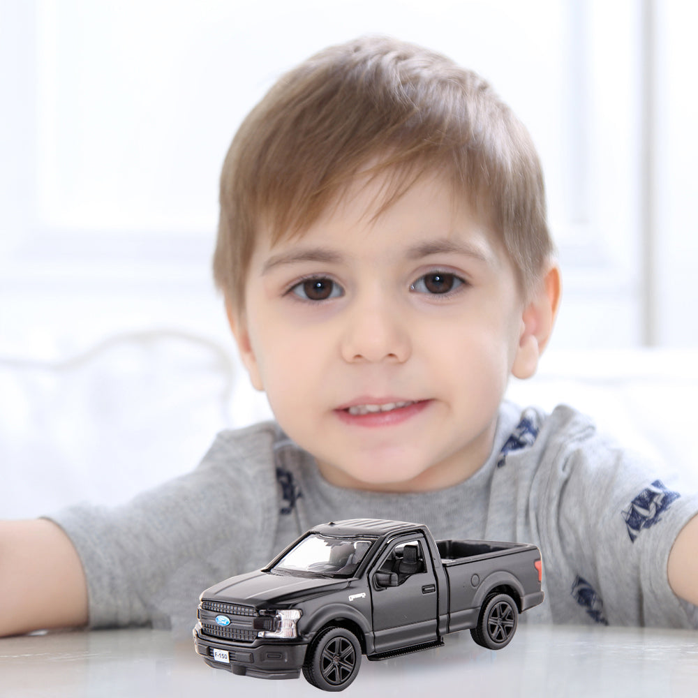 1/36 Scale F150 Pickup Truck Casting Car Model, Zinc Alloy Pull Back Toy Car L358