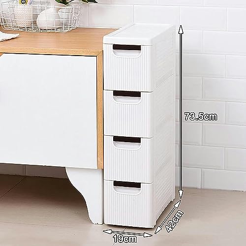 Thin Floor Cabinet with Drawer and Storage Shelf O880339