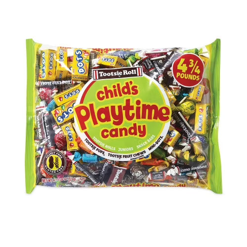 Tootsie Roll Child's Play Assortment Pack, Assorted, 4.75 lb Bag K2995