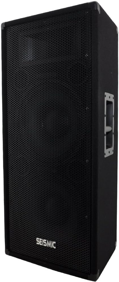 Pair of Dual 12 PA/DJ Speaker Cabinets with Titanium Horns, 700 Watts RMS per Cabinet Z21368