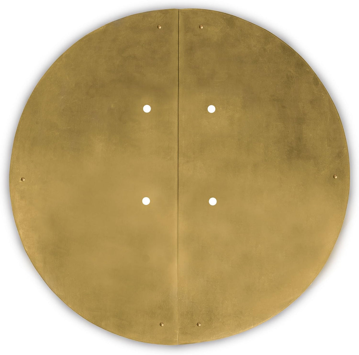 Fat Brass Cabinet Face Plate Backplate Hardware Set Pack of 2 B208
