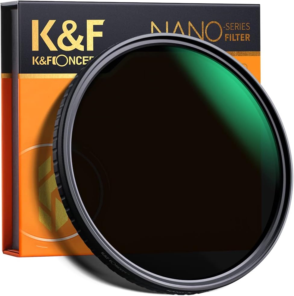 82mm Variable ND Filter ND32-ND512 Neutral Density Lens Filter with Multi-Layer Coatings O2973