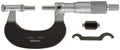 Outside Micrometer, Interchangeable Anvils, Ratchet Stop, 0-50mm Range, 0.01mm Graduation W2955
