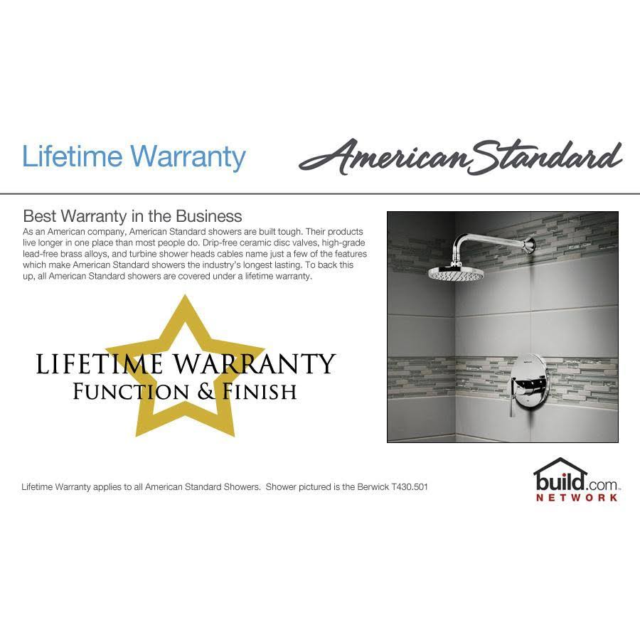 Polished Chrome 3-Handle Bath and Shower J30825