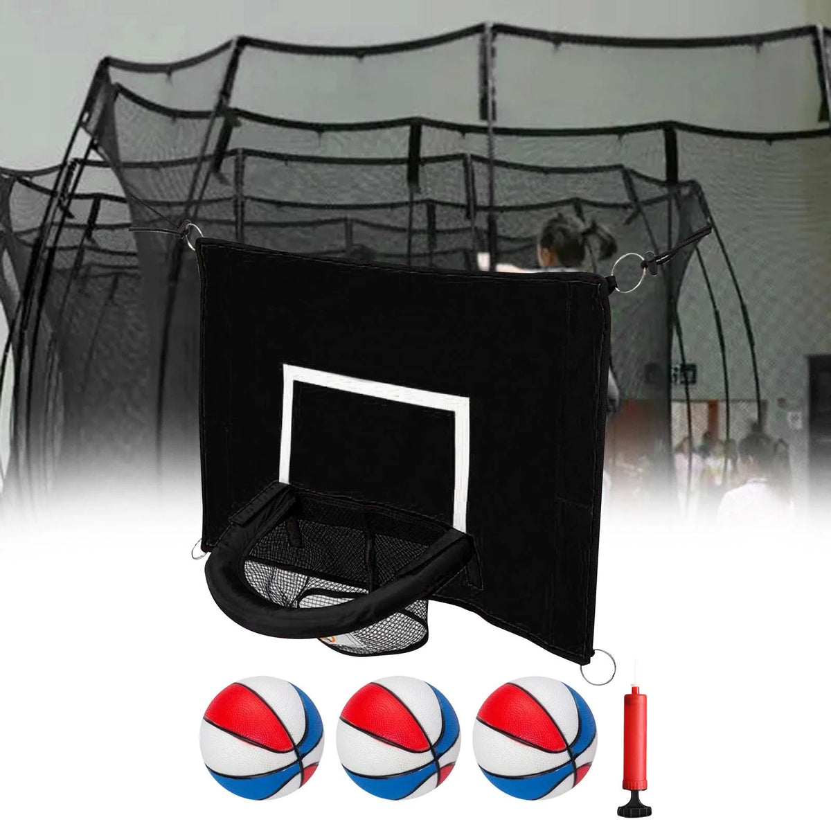 Outdoor Basketball Hoop Attachment for Trampoline X991389