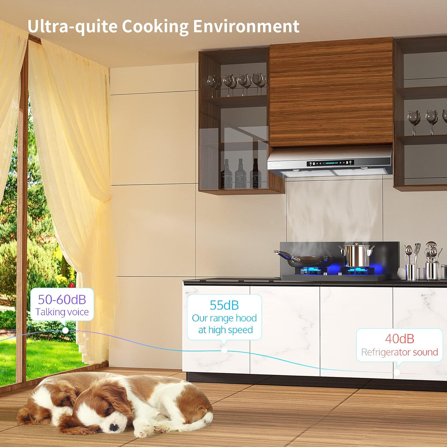 Stainless Steel Under Cabinet Range Hood with 900-CFM F460