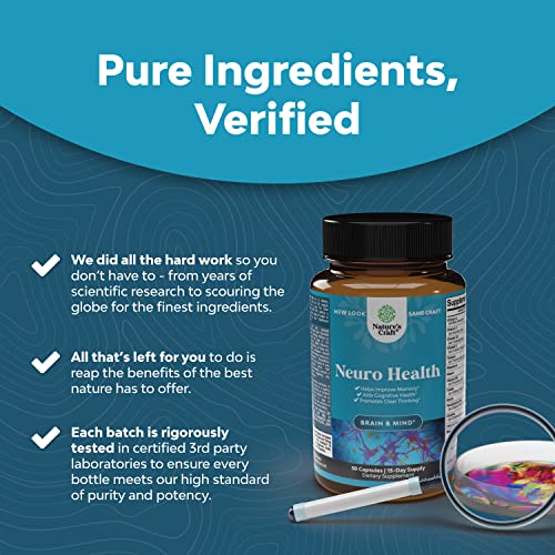 Brain Support Supplement with Brain Vitamins (30 Servings) K2431