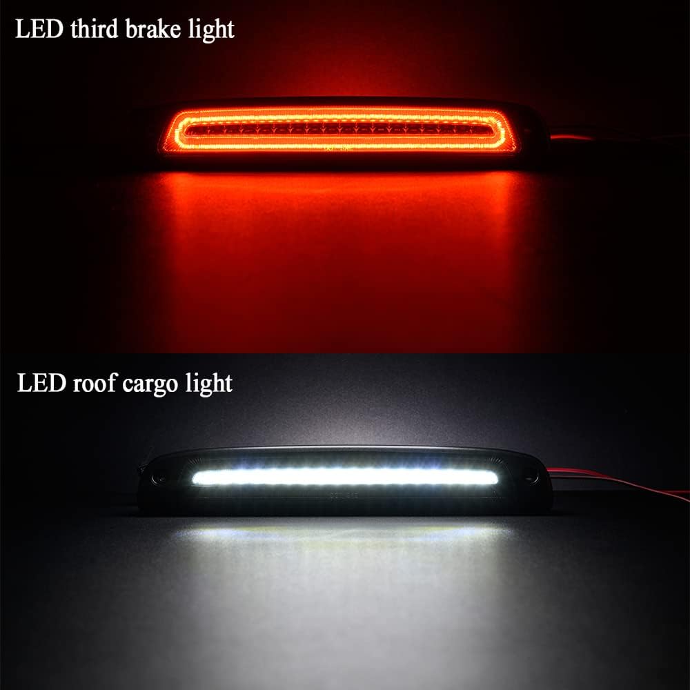 Red/white LED 3rd Brake Light with Strobe Feature W215