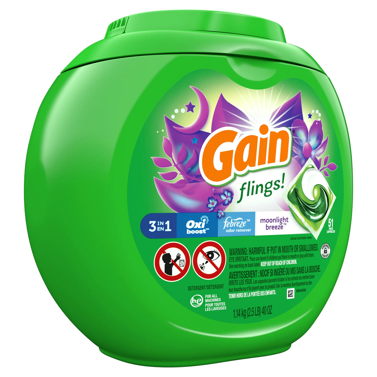 51 Count Laundry Detergent Pacs U918