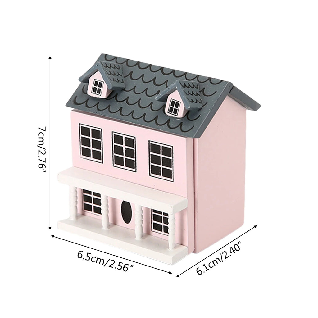 Miniature Villa Dollhouse with Kitchen Furniture Toy P31401