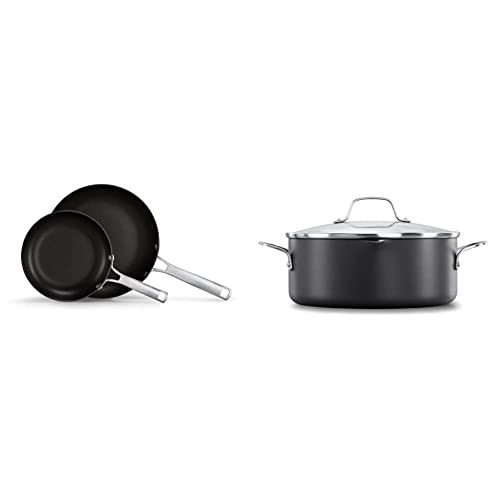 Grey Nonstick Frying Pan Set, 8- and 10-Inch K785792