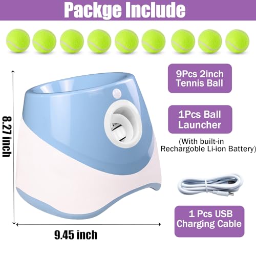 Automatic Dog Ball Thrower Launcher with 3 Launching Distance C7373