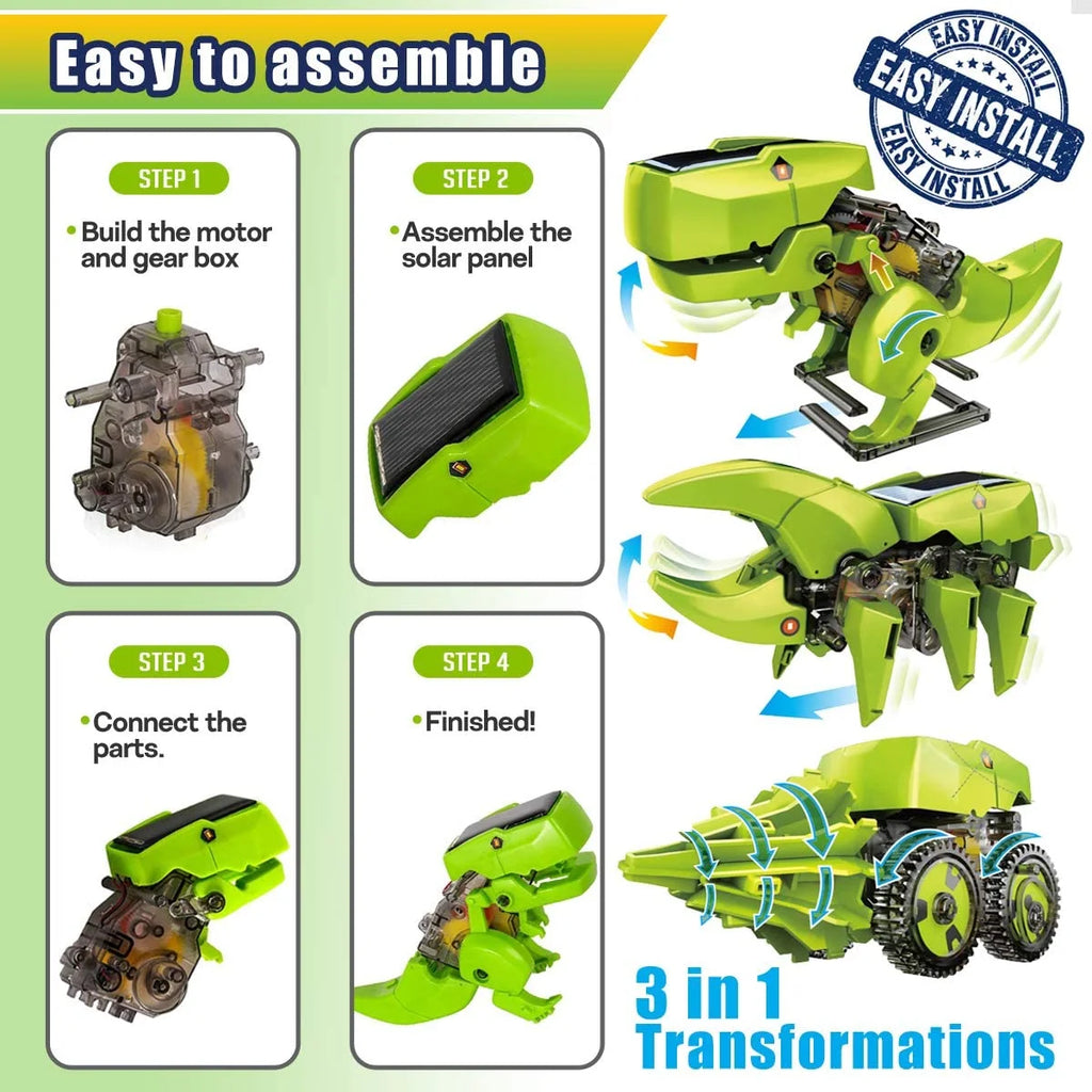 Solar Robot Kit 3-in-1 STEM Projects Robot Kit E7429