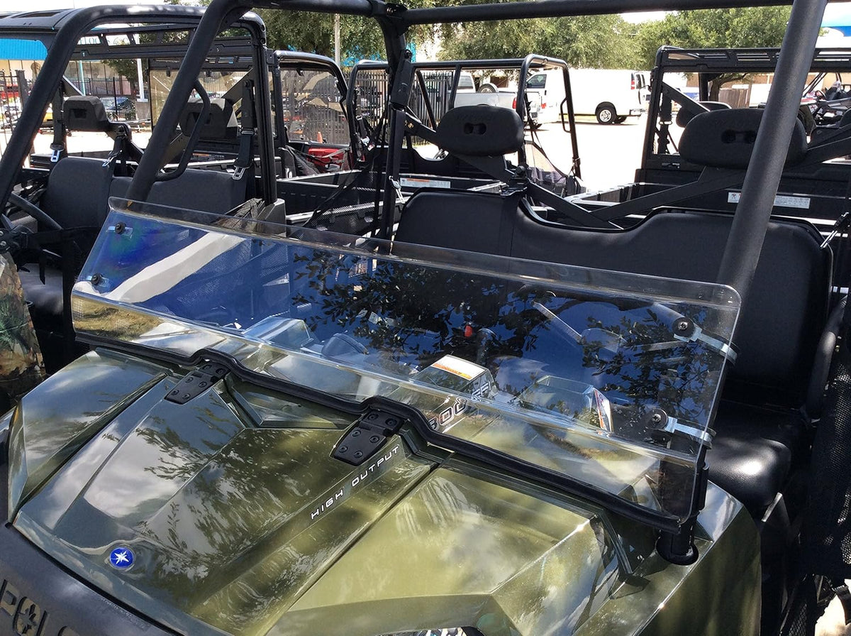 POLARIS RANGER 800 FULL SIZE 1/4 POLYCARBONATE HALF WINDSHIELD T4419