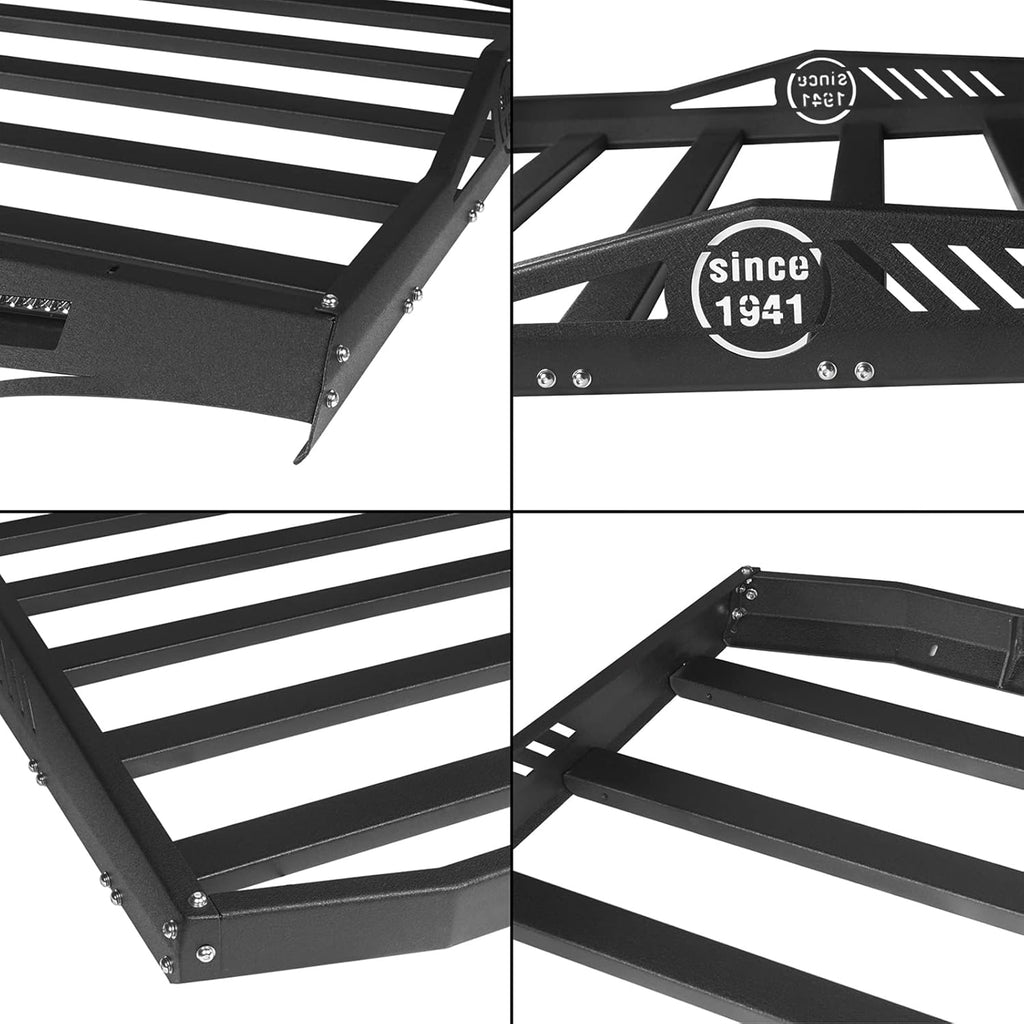Hard Basket Roof Rack Carrier with Wind Deflector H82506