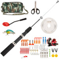 52pcs Ice Fishing Gear Set with Spinning Rod I580859