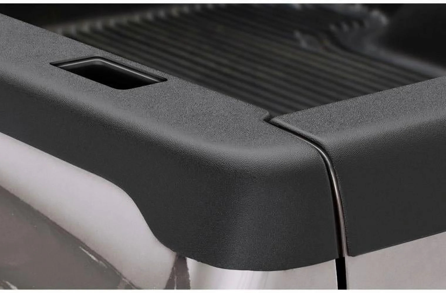 Black Smooth BedRail Caps 2-Pc Set R9110