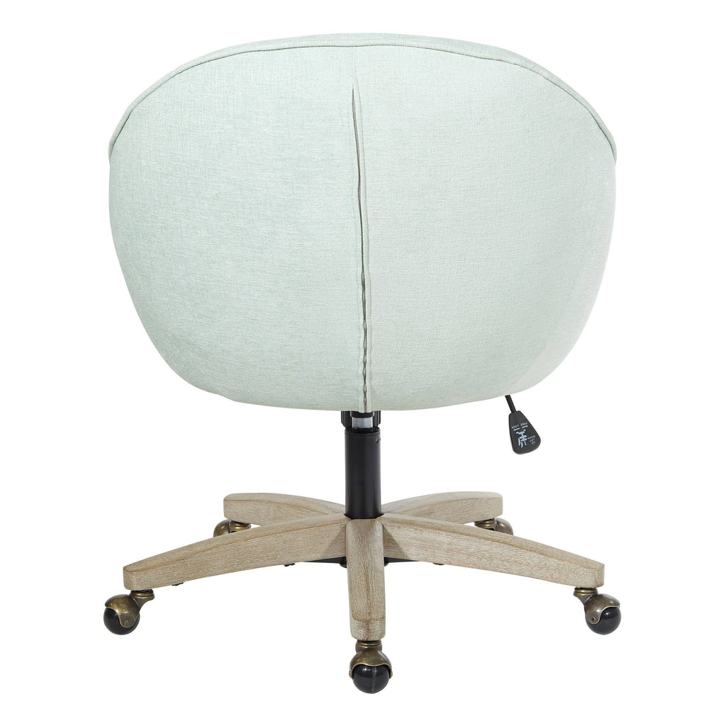 Mint Green Plush Office Chair Q724