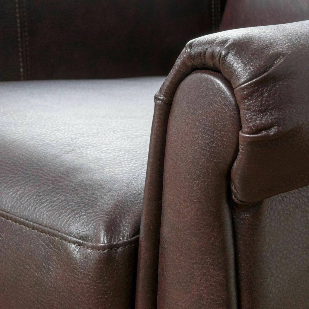 PU Leather Recliner Club Chair O9566