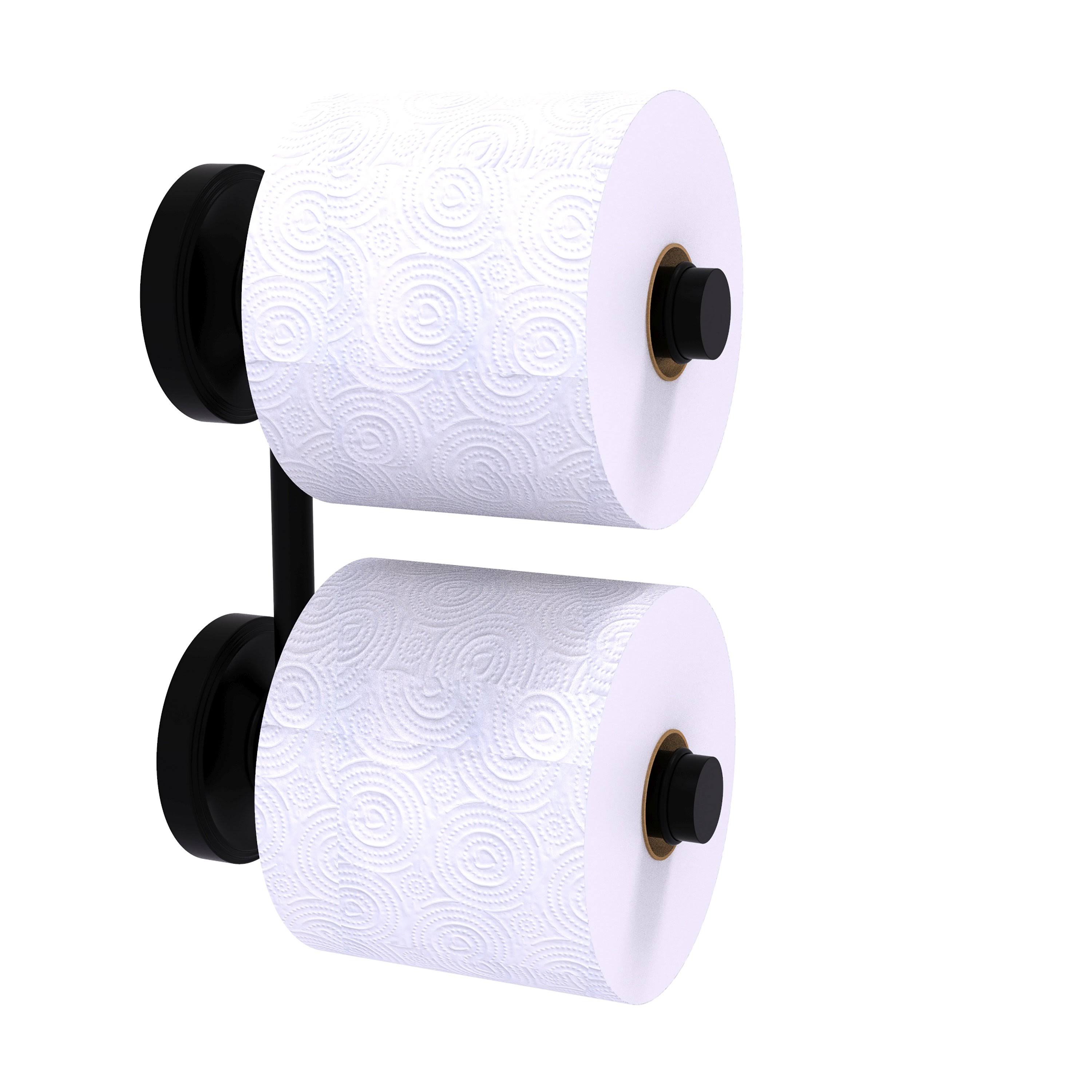 Matte Black Wall Mount Toilet Paper Holder O3173