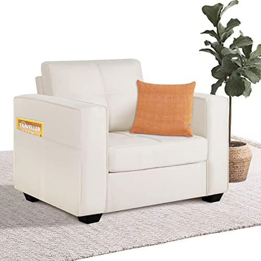 Cream Beige Tufted Accent Chair R152