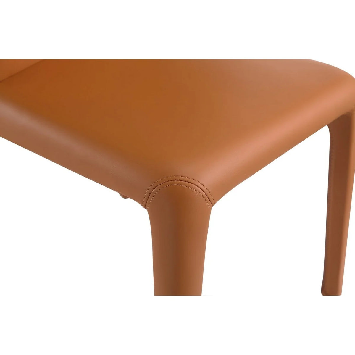 Faux Leather Dining Chair in Brown (Set of 2) M7545