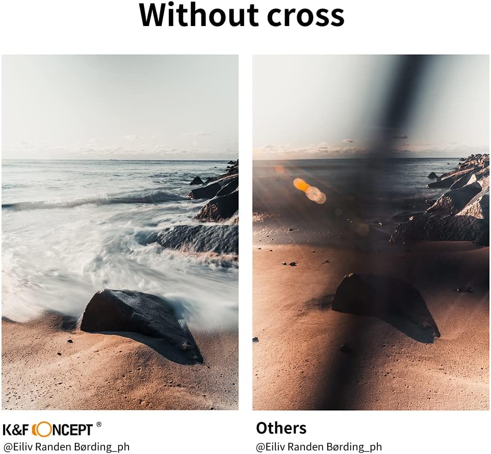 82mm Variable ND Filter ND32-ND512 Neutral Density Lens Filter with Multi-Layer Coatings O2973