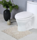 Linen Cotton Bathroom Contour Rug M2643