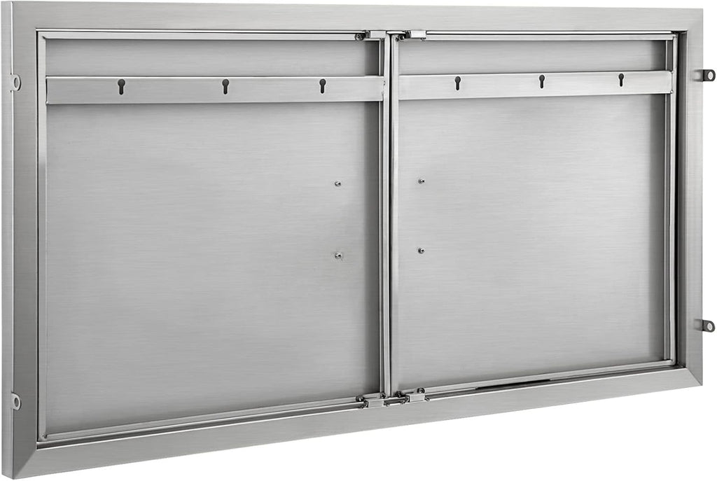 Stainless Steel Double BBQ Door 39W x 26H Inch R68847